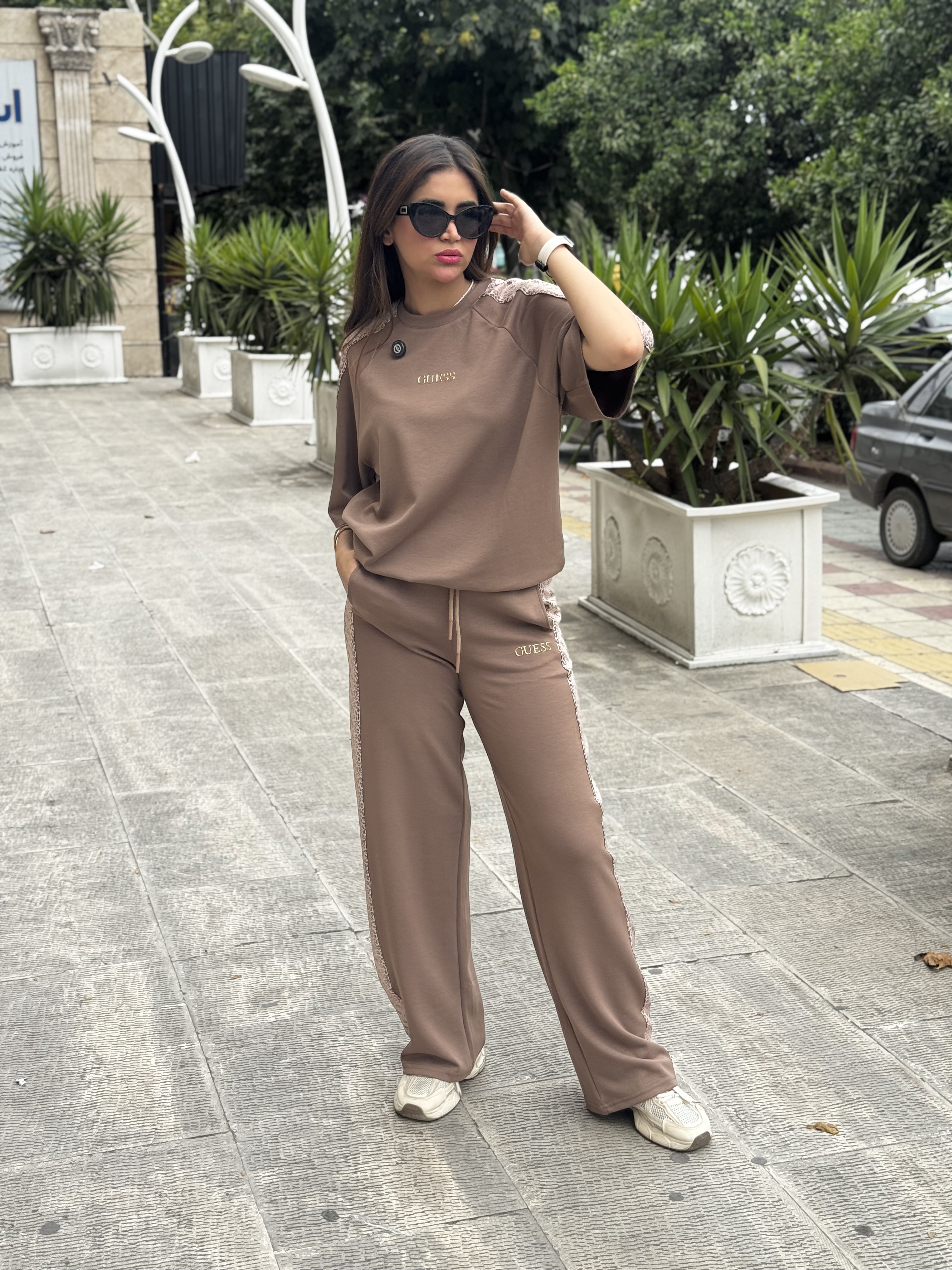 ست مستر کوالیتی ترک زنانه برند guess